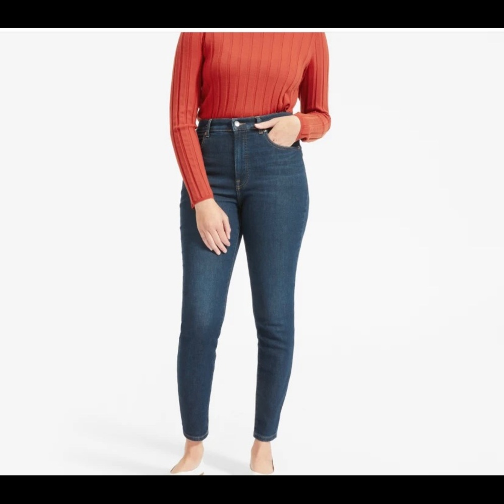 Everlane Ankle High Rise Skinny Jeans